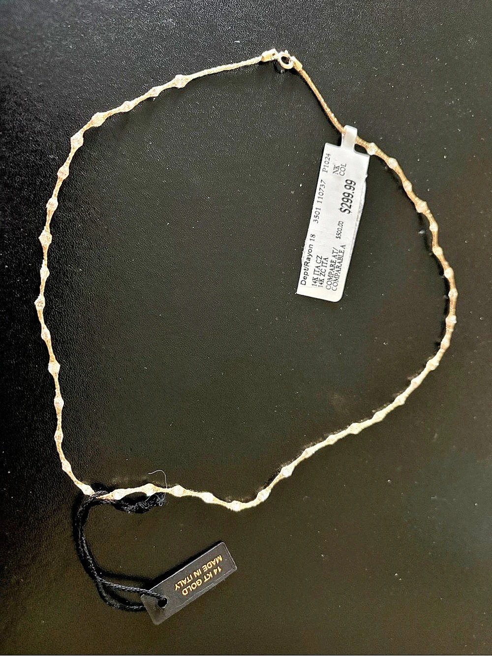 Italian 14K Gold Necklace
